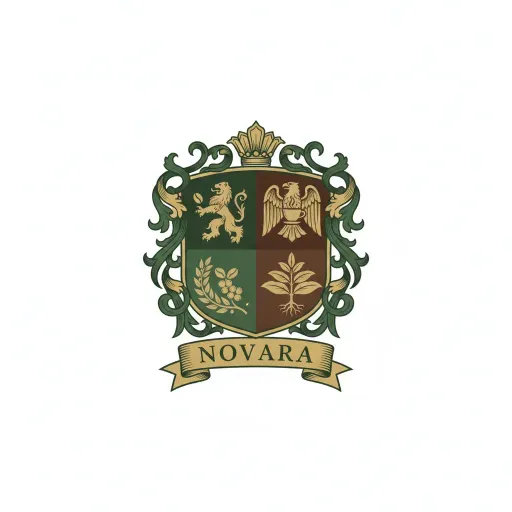 Crest logo design generated with AI